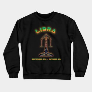 Libra 6b Black Crewneck Sweatshirt